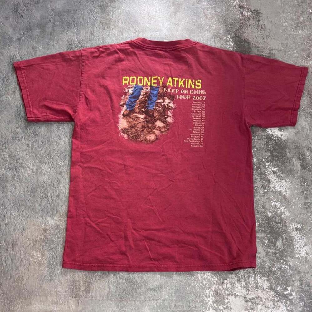 Y2K Rodney Atkins Going Through Hell Tour T Shirt. Size Large.